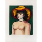 Donna con cappello giallo - immagine 2