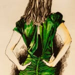 Tre donne (verde)
