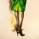 Tre donne (verde) - immagine 3