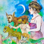 La maga circe trasforma in bestie i compagni di Odisseo