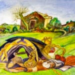 Arnesi e vecchio rustico a Raffadali