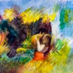 Bozzetto di “Amanti in giardino”
