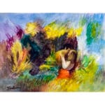 Bozzetto di “Amanti in giardino” - immagine 2