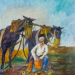 Bozzetto di “Pasto dell'aratore”