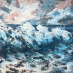 Onda al tramonto