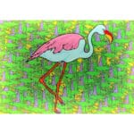 Fenicottero - Quadro luminoso - immagine 2