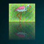 Fenicottero - Quadro luminoso - immagine 3