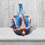 Vaso a goccia blu 01 - immagine 2