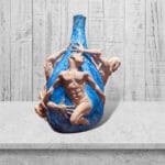 Vaso a goccia blu 01 - immagine 3