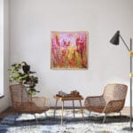 Paesaggio con fiori rossi n.2 - immagine 3