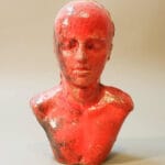 Raku Head Rosso