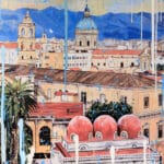 Tramonto incantato sui tetti di Palermo - Stampa su carta