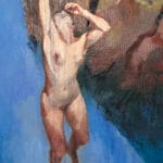 Falling woman