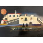 Paesaggio con pretini e fiume - immagine 2